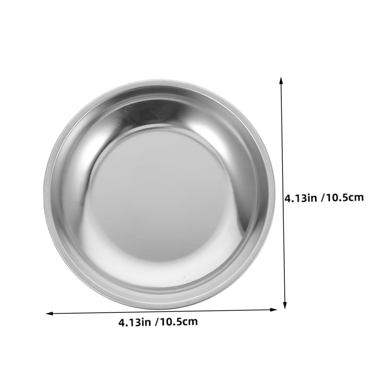 JECOMPRIS 6Pcs Stainless Steel Tea Bag Dish Drip Coaster Trays for Tea Bags Strainers Space Saving Elegant Design for Kitchen Modern Tea Accessories