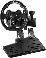 Warrior- JS090 Artaxes Volante Gamer com Force Feedback e Pedal