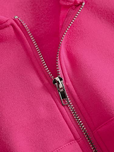 SHENHE Women's Casual Long Sleeve Zip Up Hoodie Jacket Drop Shoulder Preppy Sweatshirt Crop Tops4