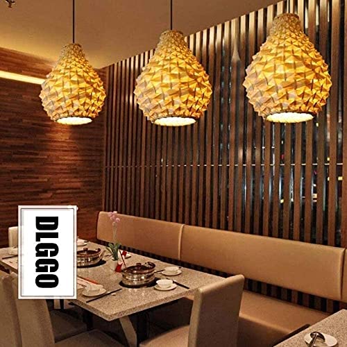 Strong Durable Southeast Asian Tropical Bamboo Ceiling Light E27 Pineapple Bamboo Pendant Light Country Style Living Room Ceiling Chandelier Teahouse Bamboo Lamp Bar Cafe Hanging Lamp Perfect Decorate #TOP4