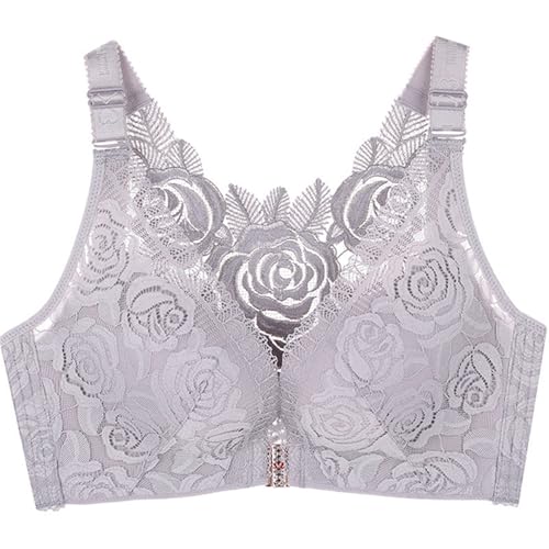 Soutien-gorge avant en dentelle fine pour un confort supérieur et maintien invisible grand bonnet