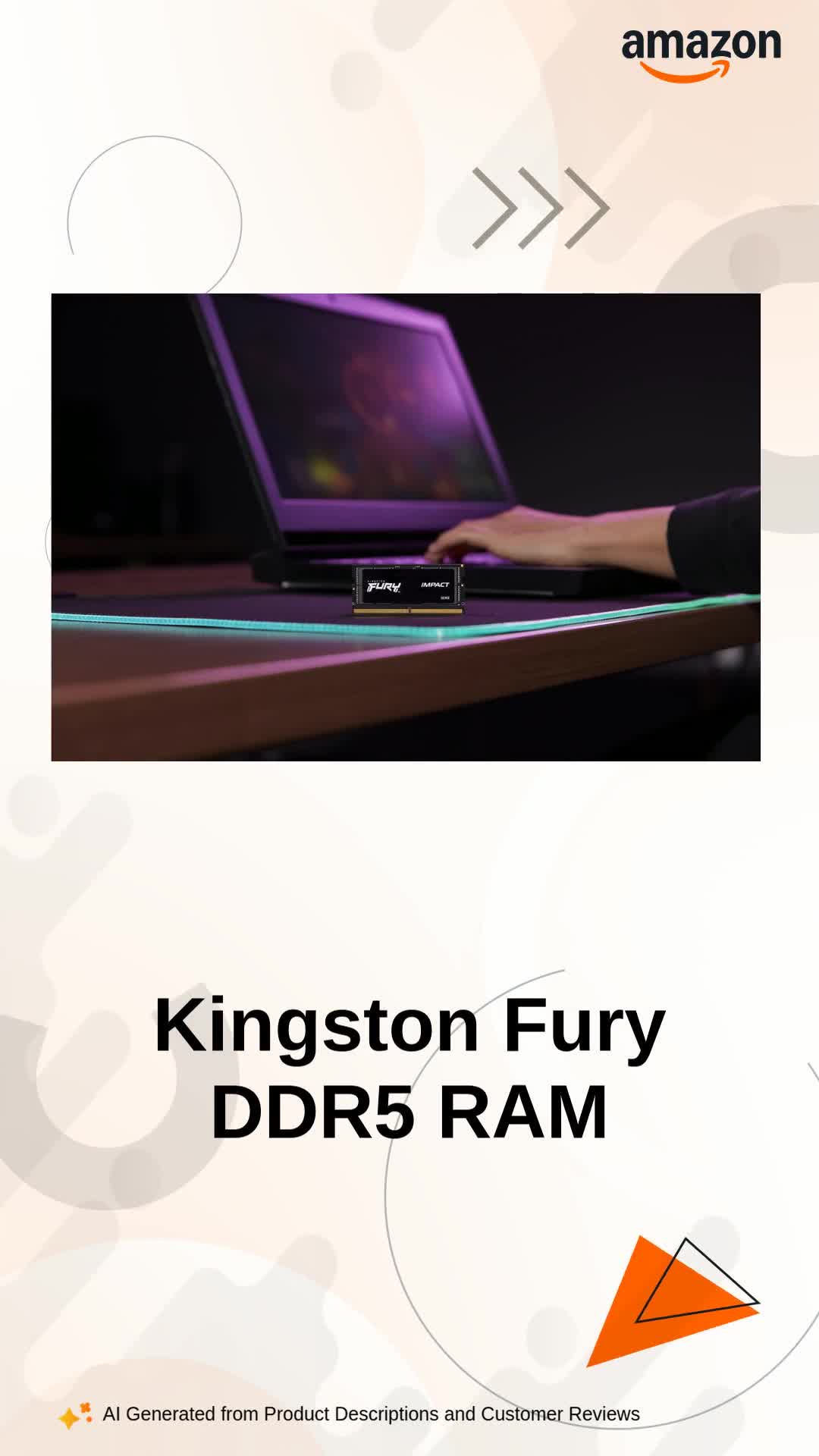 Kingston 16GB 4800MT/s DDR5 SODIMM Fury Impact