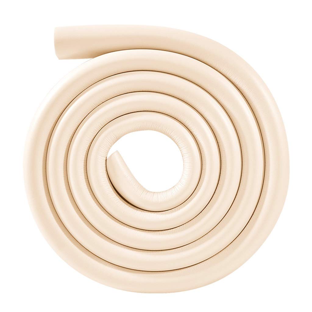 dfEDRd Safety Corner Guards, 2M×2 + 10 Corner Guard U Type Suitable for Glass Table Security Soft Strip Prevent Collision(Beige)