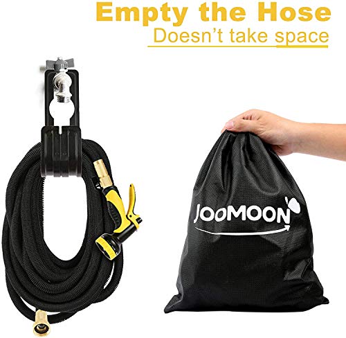 75ft Expandable Garden Hose 10 Function Nozzle Lightweight Flexible Water Hose 75 ft 3750D Triple Extentions Latex Core 3/4" Solid Brass Fittings for Watering and Cleaning