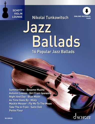 Jazz Ballads: 16 Famous Jazz Ballads. violin.
