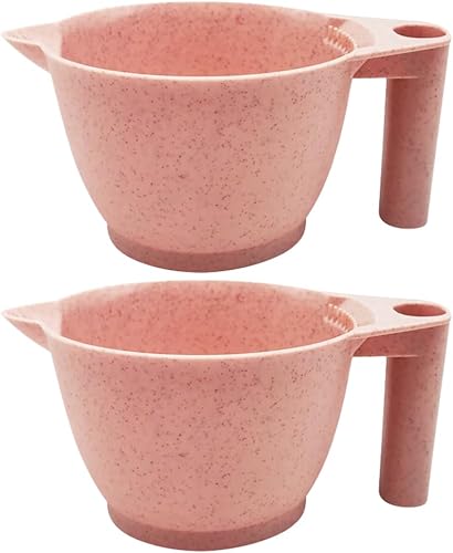 Miniatura 62 de 2 unids Herramientas de tinte para el cabello, cuenco de tinte para el cabello, cuenco de tinte para el cabello, color rubio brillante, en polvo