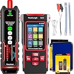 NF-859GK Network Cable Tester with IP Scan/PING/POE/RJ45/RJ11 Cable Audio Tracker, TDR Multifunction for CAT3/CAT5/CAT6/CAT7, Telephone Lines, Ethernet, and Fiber Continuity Testing, LAN Network Tool