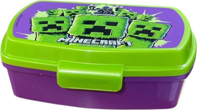arlis Boîte à goûter Minecraft en Pvc - Lunch Box Minecraft (Boite a gouter Minecraft)