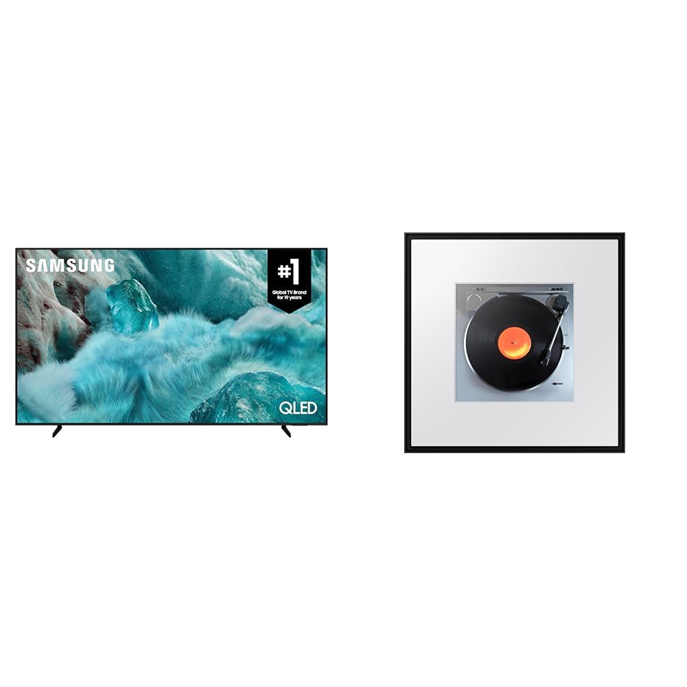 SAMSUNG 50-Inch QLED Q7F 4K AI Powered Smart TV + SAMSUNG HW-LS60D/ZC Music Frame Wireless Speaker