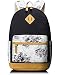 Leaper Casual Style Lightweight Canvas Laptop Backpack Cute School Bookbags Black
