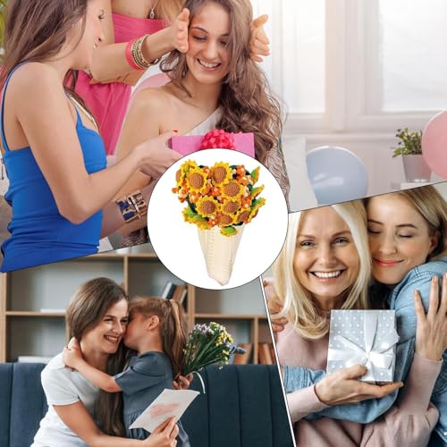Couverture de bouquet crochetée : cadeau d'anniversaire pour maman