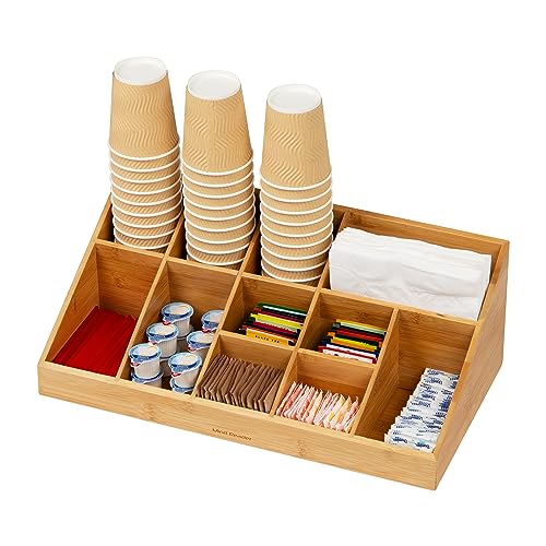 image for Mind Reader Cup and Condiment Station, Countertop Org, Coffee Bar, Ray