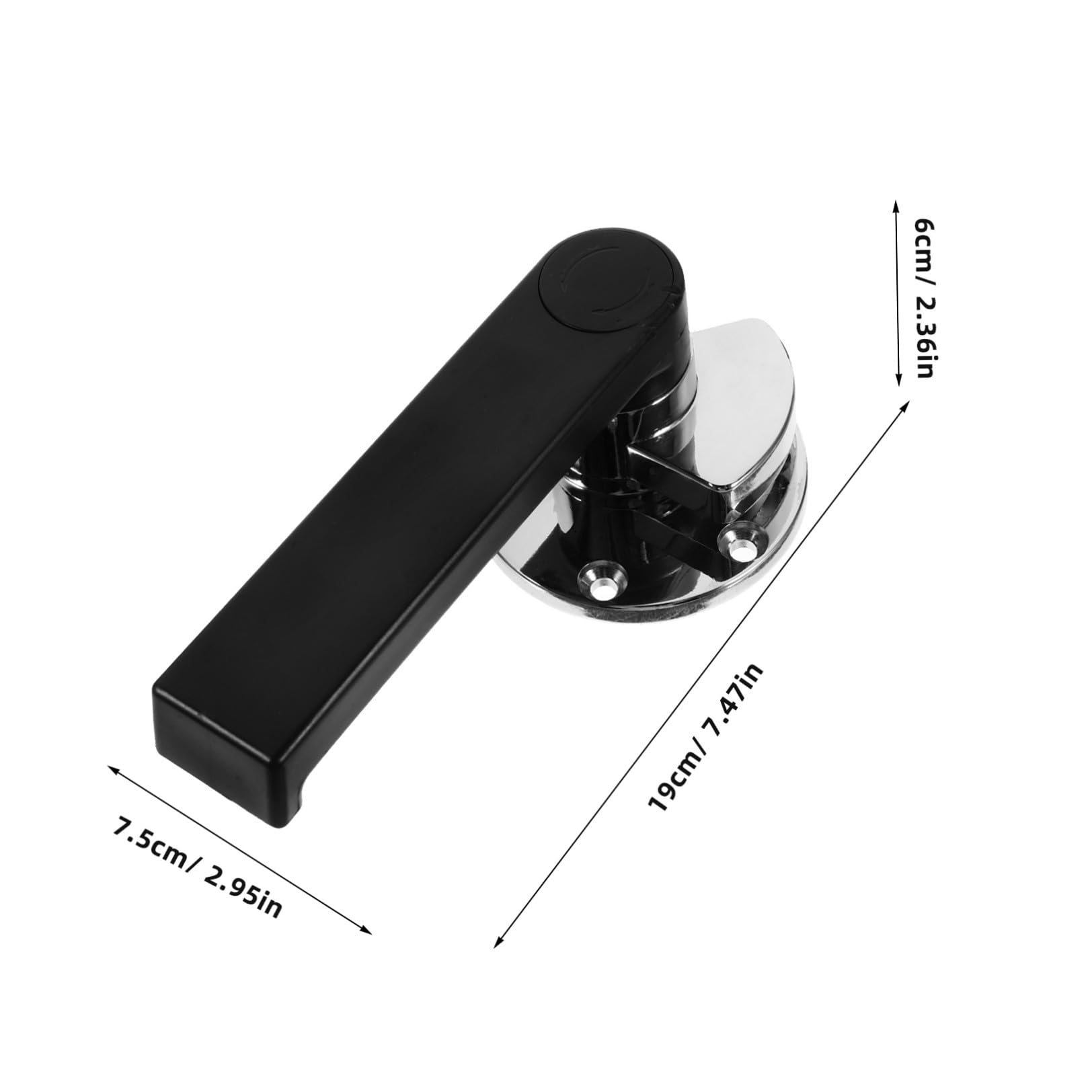 Homoyoyo 3ensembles Serrure De Porte Métal Pour Congélateur Loquet De Porte Robuste Poignée De Refroidisseur Accessoire Pratique Pour Cuisines Et Équipements Professionnels