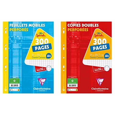 Clairefontaine Copies Perforées A4 Cover