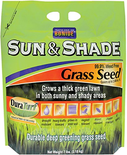 BONIDE Grass Seed 60224 009052 Sun and Shade Grass Seed, 7 lb