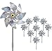 Comius Sharp Répulsif Oiseaux, 10 PCS Anti-Oiseaux Réfléchissant Moulin à Vent Effaroucheurs Effrayer Oiseaux Away Jardin, Verger, Maison, Ferme