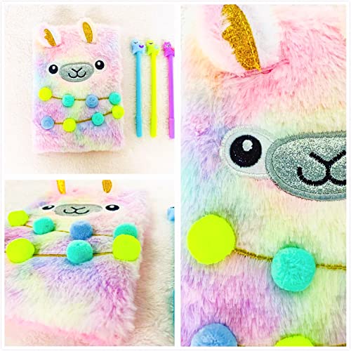 Laventy 5 Pcs Llama Pens Llama Notebook Llama Ballpoint Pens Llama Journal Llama Diary For Party Office Gift #TOP2