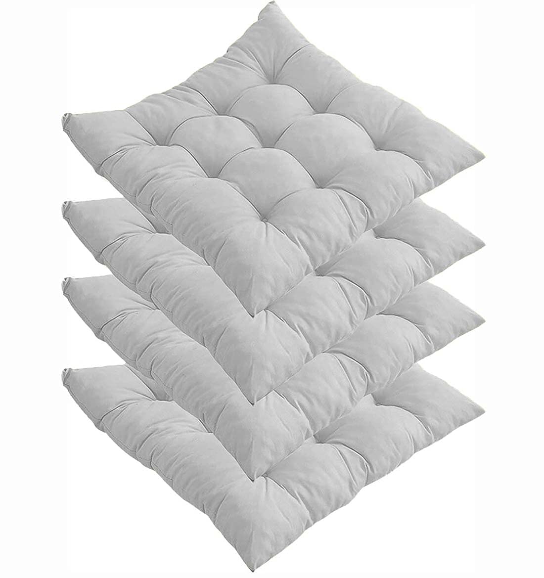 Xpnit Coussin De Chaise Carré épais Antidérapant Pour Maison, Jardin, Bureau, Intérieur Et Extérieur (35 X 35 X 10 Cm, Vert