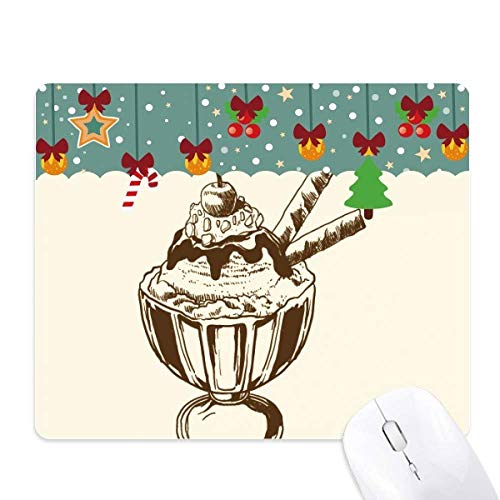 Tapis de souris de jeu antidérapant en caoutchouc motif glace au chocolat