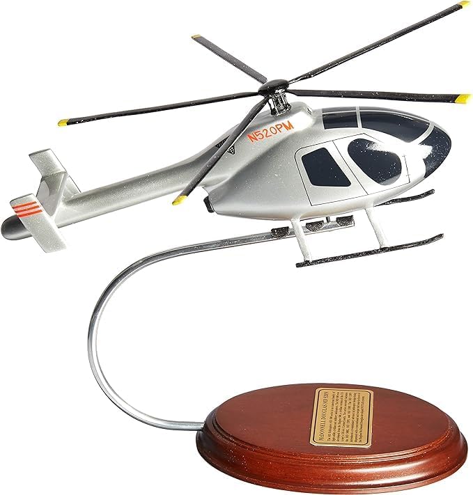 Mcdonnell Douglas Hughes MD-500 NOTAR Helicopter Desktop Display Airplane Model Scale:1/57