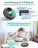 Arafuna Portable CD Player - Discman - DAB+/FM Radio - CD, CD-R/RW, CD Player Bluetooth with Audiobook Function - Antishock - Integrated Battery 2000 mAh - Black - Image 5
