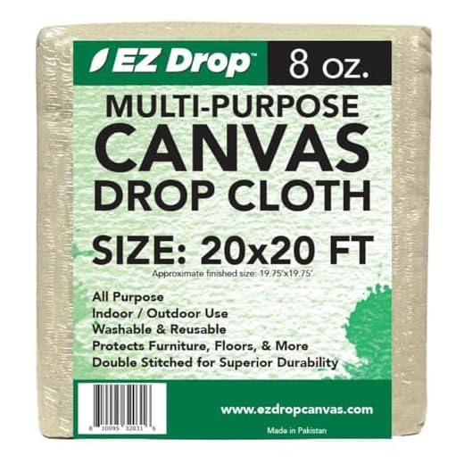Large Canvas Drop Cloth for Painting