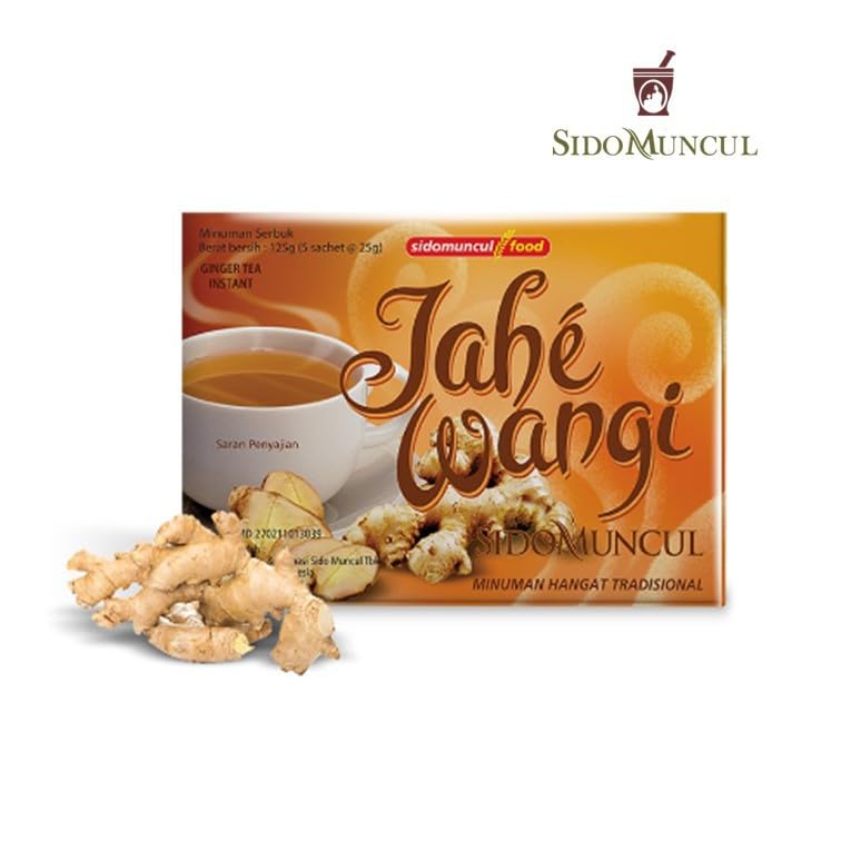Amazon.com : Sidomuncul Jahe Wangi, Indonesian Ginger Tea, 5 cups