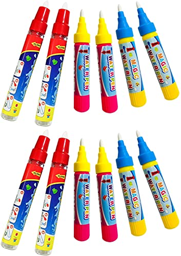 JEFFOUOO 12 Stücke Magie Ersatz Wasser Stift, Doodle Stifte, Zeichnung...