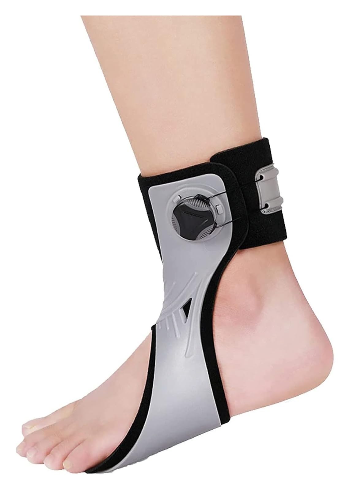 Férula de tobillo ajustable para apoyo al caminar, férula ligera con ajuste cómodo, se adapta a zapatos para aliviar el pie caído