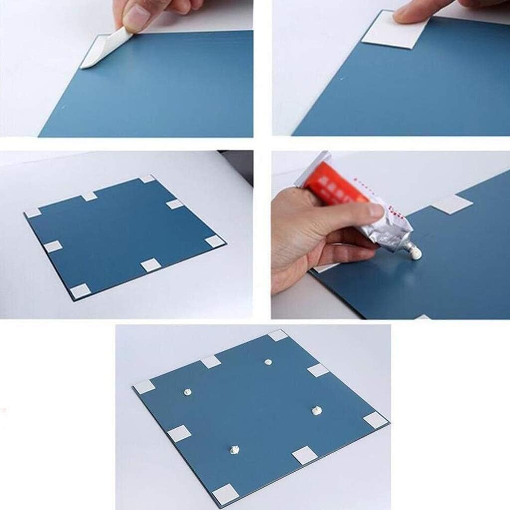 Wall Hanging Mirror Simple Floor Mirror Dual-use Fitting Mirror Full-Length Mirror Floor Mirror DIY Stitching Paste 30cmX30cm AN1021 910