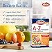 Abtei A-Z Komplett Langzeit-Multivitamine - mit natürlichem Vitamin C - Nahrungsergänzungsmittel für Vitalität und Wohlbefinden - laborgeprüft, hochdosiert und vegetarisch - 1 x 40 Tabletten