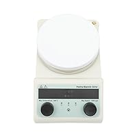 Vista 5 de Agitador eléctrico de 5L Máquina de agitación magnética de 320 W con pantalla LCD, agitadores de placa de calefacción de laboratorio digital