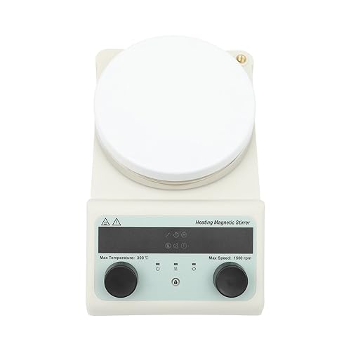 Miniatura 5 de Agitador eléctrico de 5L Máquina de agitación magnética de 320 W con pantalla LCD, agitadores de placa de calefacción de laboratorio digital