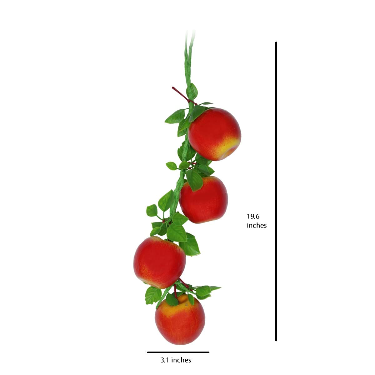 Wonderland Artificial red Apple Fruit String Polyurethane (1 Piece) 3