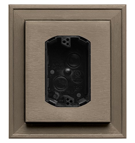 Builders Edge 130110010095 Electrical Mounting Block 095, Clay