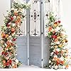 Amazon.com : 2pcs Large Wedding Arch with Base Flower Stand Arch ...