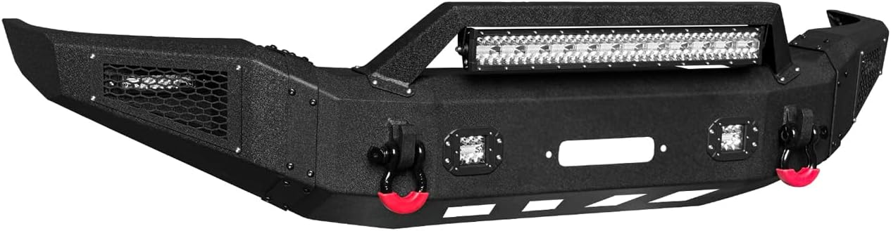 Vijay Front Bumper Fits 2007-2013 Tundra with Winch Plate and Lights