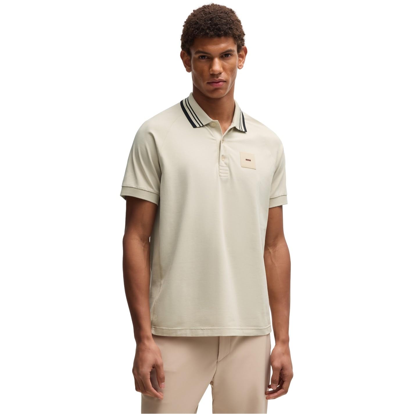 BOSS Herren Paddy Rib 10270236 01 Polo