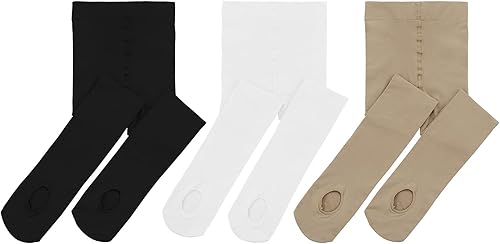 American Trends Mallas de ballet para bebé, mallas suaves de baile, mallas de baile para niños pequeños