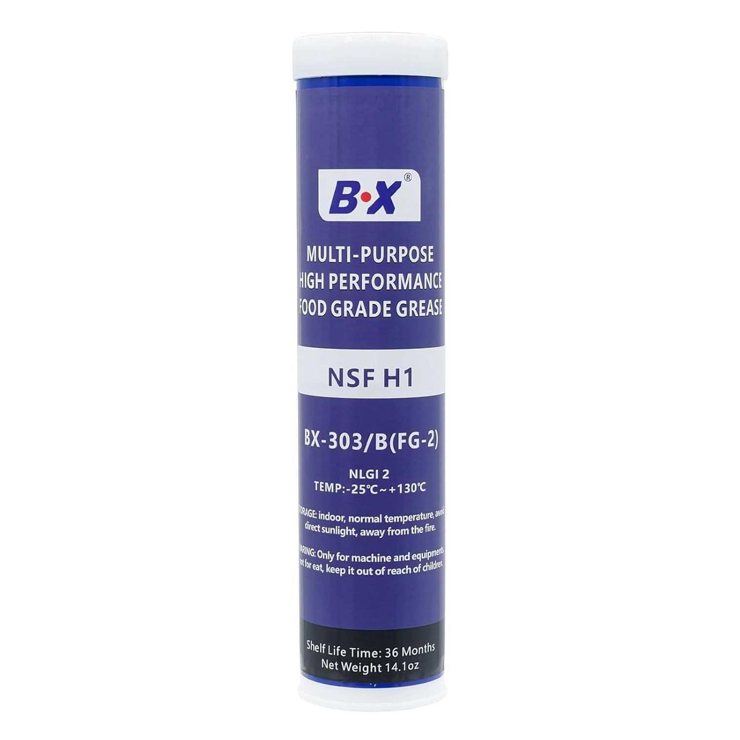 Multi-Purpose Food Grade Grease Tube for Plant Machineries - White Lithium Grease Lubricant for Processing Equipment