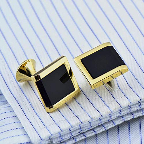 Image of S&W Wedding Cufflinks for Men Cuffs with Gift Box Business for Tuxedo Shirt