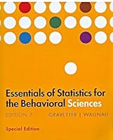 Essentials of Statistics for the Behavioral Sciences 1133522831 Book Cover