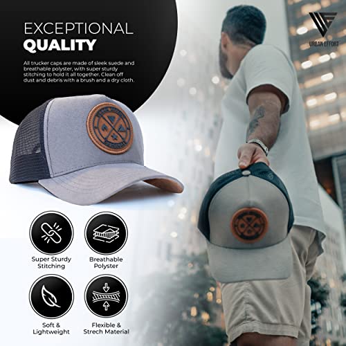 Image of Urban Effort Trucker Hat for Men - Mesh Back Baseball Cap, 5 Panel Snapback Hats for Men and Women