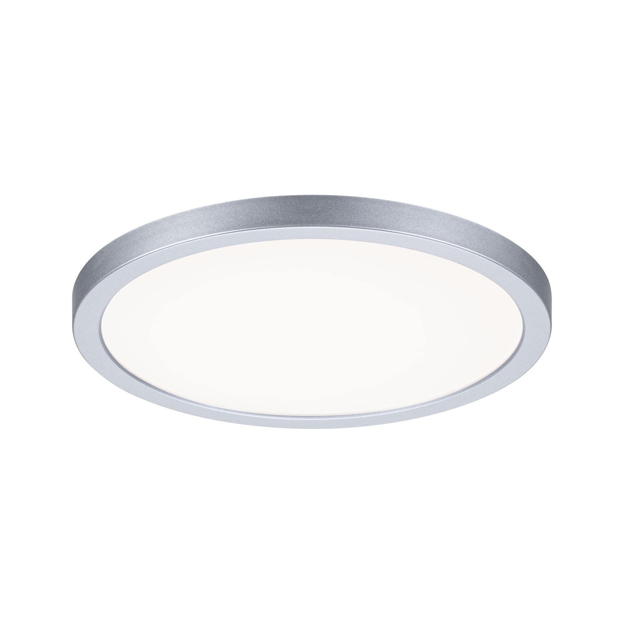 Paulmann 93057 Areo VariFit LED Panel recessed luminaire IP44 3-Step dim 175mm Round incl. 1x13W dimmable Chrome matt Plastic 4000K