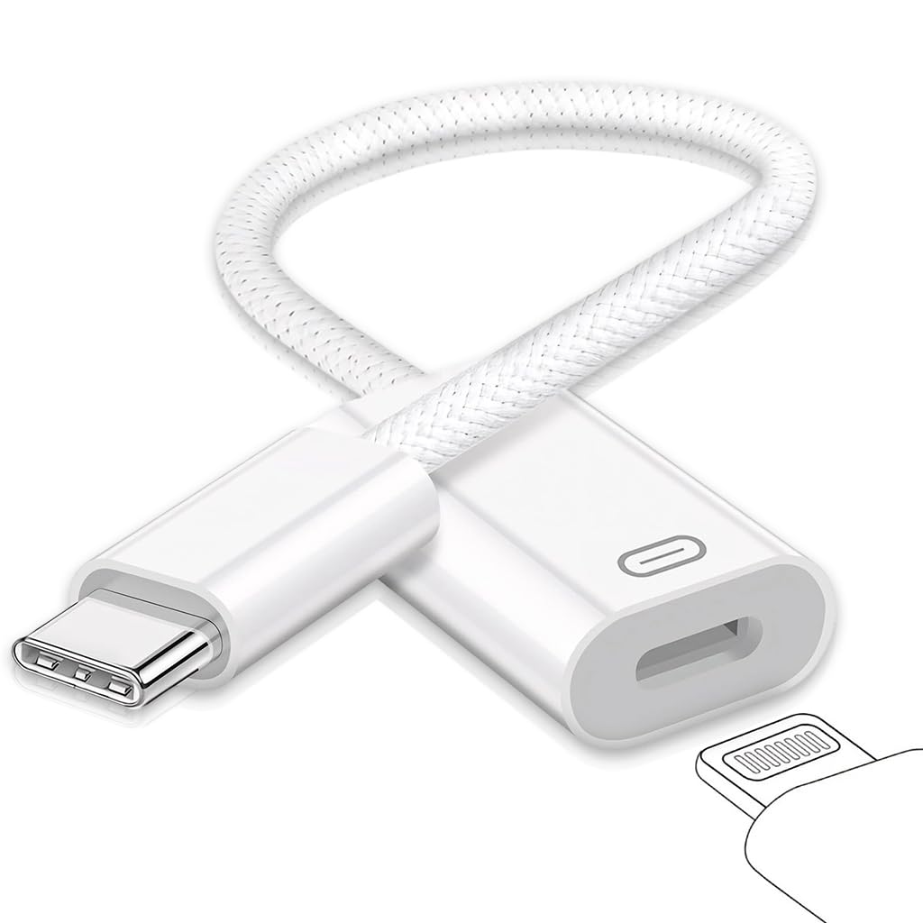 ZORBES® USB C to Lightning Audio Adapter and Charge Adapter,Type C Male to Female Lightning Headphone Audio Converter for Phone 16/16 Pro/15/15 Pro Max,iPad Pro/Air 6/5 Compatible with Galaxy S25/S24-image-26