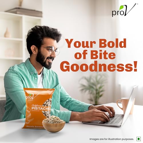 Image of ProV Select California Pistachio | Roasted & Salted | Rich in Protein, Fiber & Healthy Fats | Nutritious Crunchy Snack | 200g