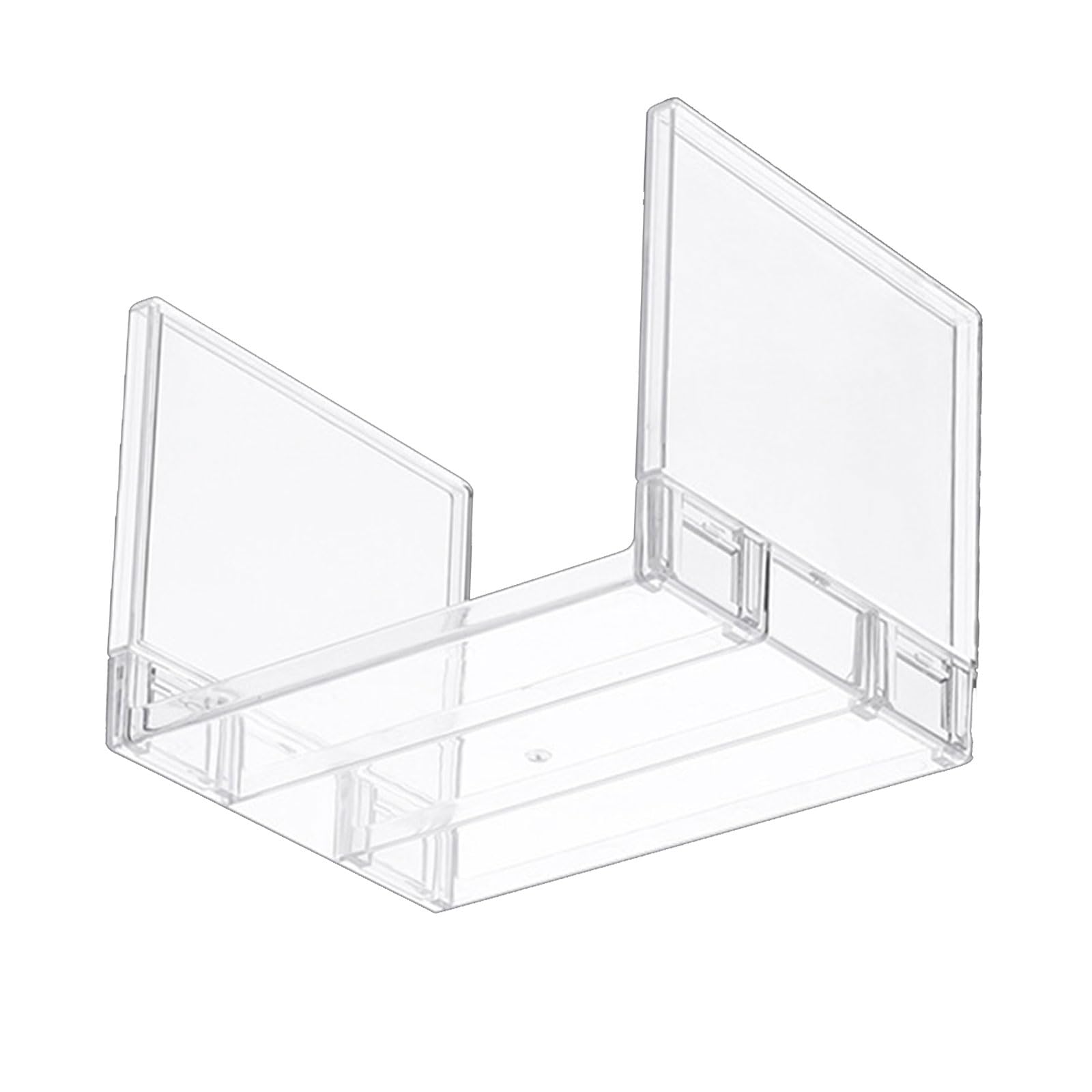 Nucelit Transparency Fridge Storage Stand Cosmetics Shelf Organiser Rack Layered Separator Shelves for Small Item Display Transparency Layered Shelf