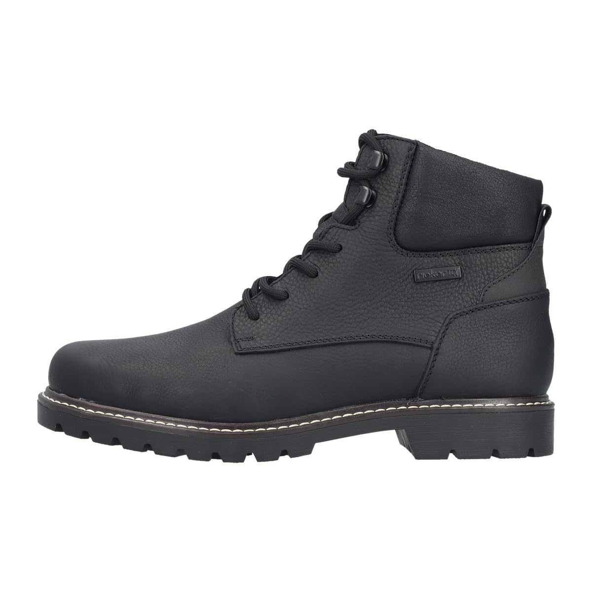 Rieker Men's 39821 Biker Boat, Black, 9.5 UK