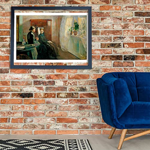 Affiche encadrée Printemps d'Edvard Munch format medium avec finition semi-gloss - 2