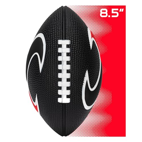 Image of Franklin Sports NFL Football - Kids Foam Football - Soft Junior Size 8.5 inch Ball with 3D Logos - Perfect for Gameday + Tailgates
